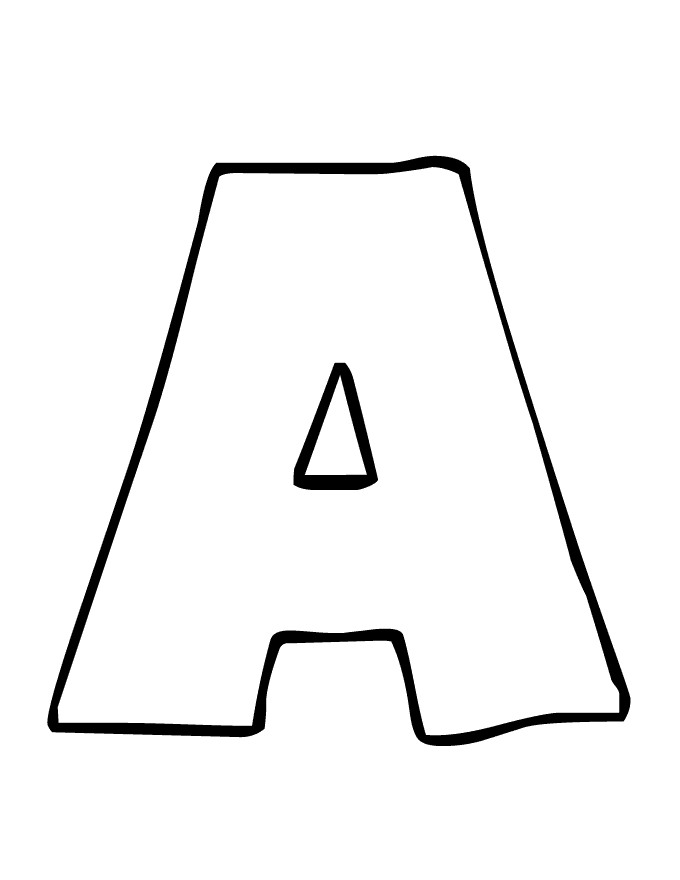 Bubble Letter A