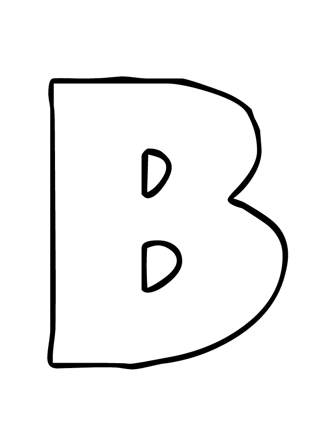 Bubble Letter B