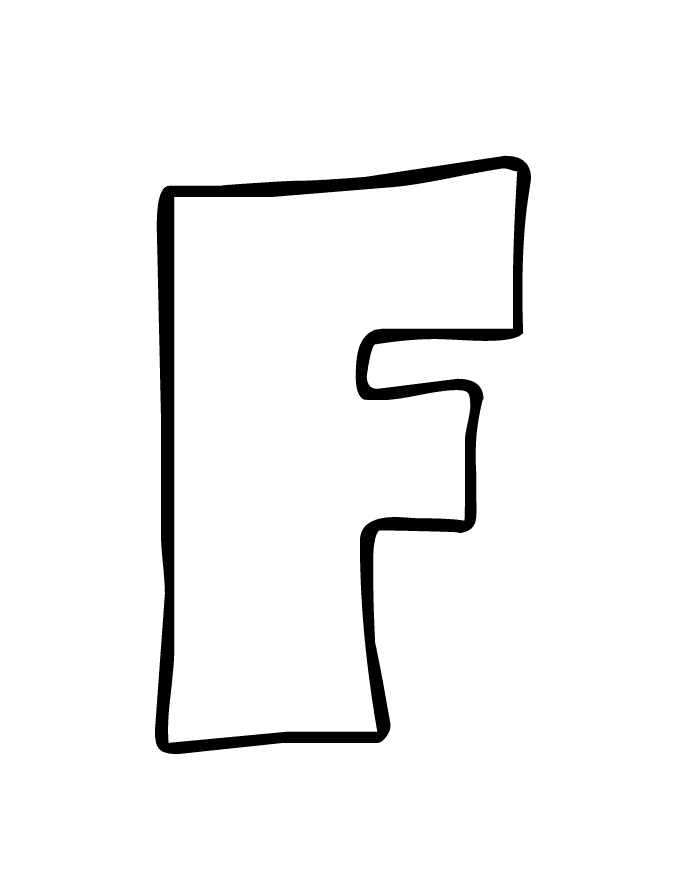Bubble Letter F