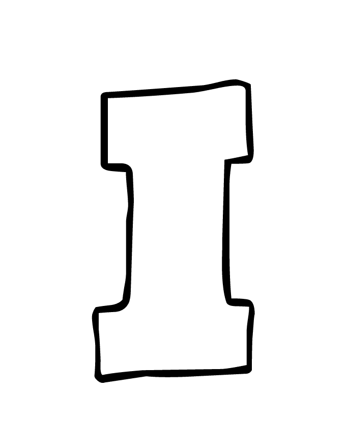Bubble Letter I