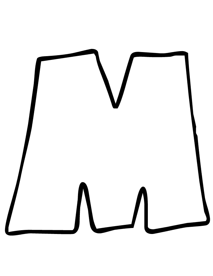 Bubble Letter M